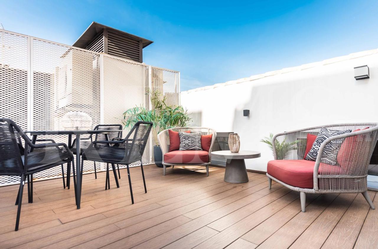 Penthouse Suite With Rooftop In The Heart Of Malaga By Rems Экстерьер фото